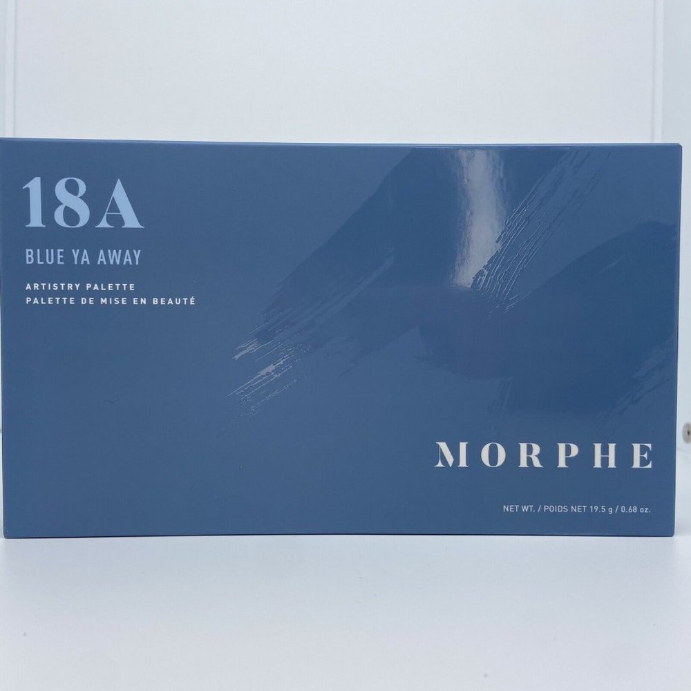 Morphe 18A‎ Blue Ya Away Eyeshadow Artistry Palette w/ Free Morphe Makeup Bag - Picture 11 of 16